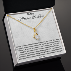 Mother In Law Gift (I Chose Your Son) Alluring Beauty Necklace