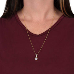 To My Beautiful Wife On Our Anniversary - Alluring Beauty Necklace