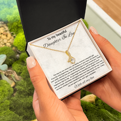 To My Beautiful Daughter In Law - Alluring Beauty Necklace