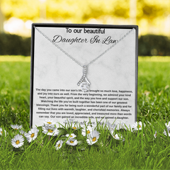 To Our Daughter In Law - Alluring Beauty Necklace