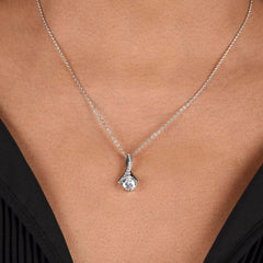 To My Beautiful Wife On Our Anniversary - Alluring Beauty Necklace