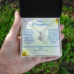 To My Daughter at Mother's Day - Alluring Beauty Necklace