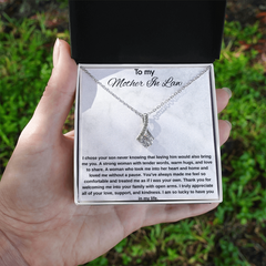 Mother In Law Gift (I Chose Your Son) Alluring Beauty Necklace