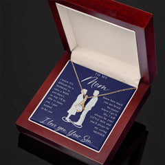 To My Mom Gift From Son - Alluring Beauty Necklace