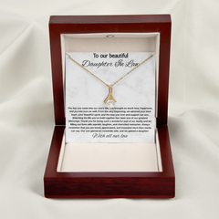 To Our Daughter In Law - Alluring Beauty Necklace