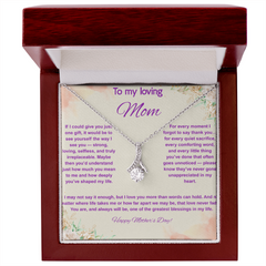 To My Loving Mom at Mother's Day - Alluring Beauty Necklace