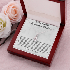 To Our Daughter In Law - Alluring Beauty Necklace