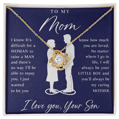 To My Mom - Love Knot Necklace