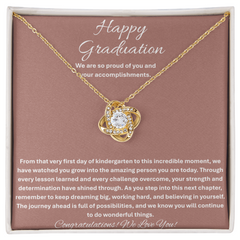 Happy Graduation - Love Knot Necklace