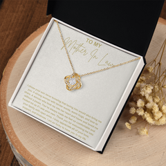 Mother In Law Gift from Daughter In Law - Love Knot Necklace