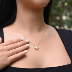 To My Beautiful Wife On Our Anniversary - Love Knot Necklace
