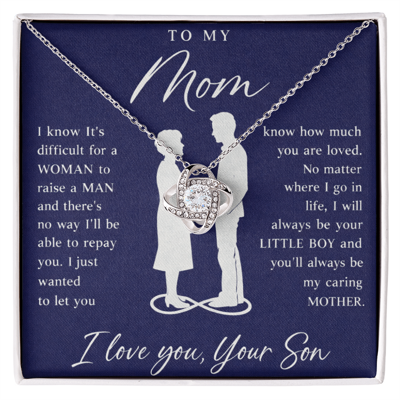 To My Mom - Love Knot Necklace
