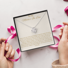 Mother In Law Gift - Love Knot Necklace
