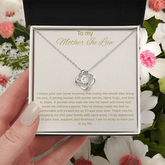 Mother In Law Gift - Love Knot Necklace
