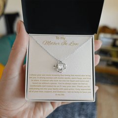 Mother In Law Gift - Love Knot Necklace