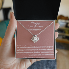 Happy Graduation - Love Knot Necklace