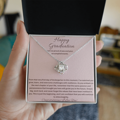 Happy Graduation, I am so proud of you - Love Knot Necklace