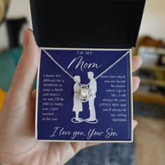 To My Mom - Love Knot Necklace