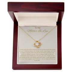 Mother In Law Gift - Love Knot Necklace