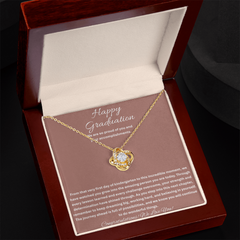 Happy Graduation - Love Knot Necklace