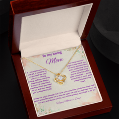 To My Loving Mom at Mother's Day - Love Knot Necklace