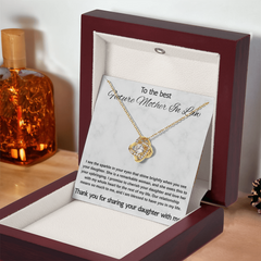 Mother In Law Gift from Son In Law -  Love Knot Necklace