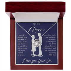 To My Mom - Love Knot Necklace