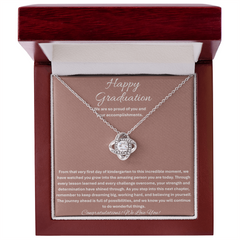 Happy Graduation - Love Knot Necklace