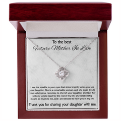 Mother In Law Gift from Son In Law -  Love Knot Necklace