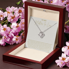 Mother In Law Gift from Daughter In Law - Love Knot Necklace