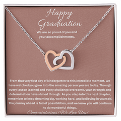 Happy Graduation - Interlocking Hearts Necklace