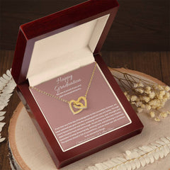 Happy Graduation - Interlocking Hearts Necklace
