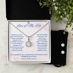 To Love of My Life at Mother's Day - Eternal Hope Necklace & Earring Set