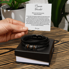 Promise Bracelet For Him | Heartfelt