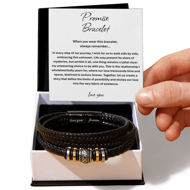 Promise Bracelet For Him | Heartfelt