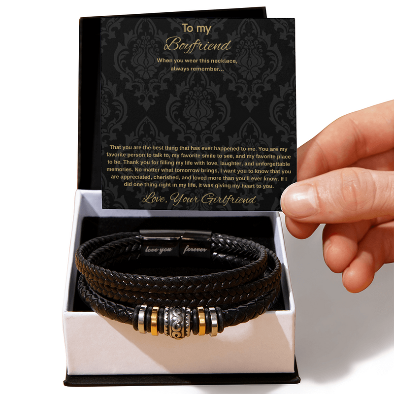 To My Boyfriend Bracelet