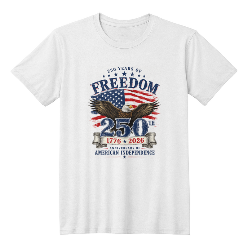 Adult 250 Years of Freedom T-Shirt