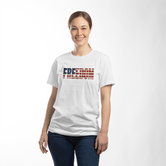 Adult Freedom Flag T-Shirt