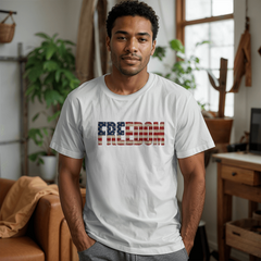 Adult Freedom Flag T-Shirt