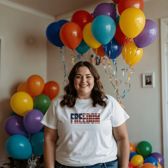 Adult Freedom Flag T-Shirt