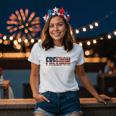 Adult Freedom Flag T-Shirt