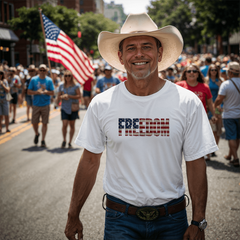 Adult Freedom Flag T-Shirt