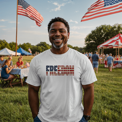Adult Freedom Flag T-Shirt