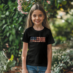Youth Jersey Freedom Flag T-Shirt