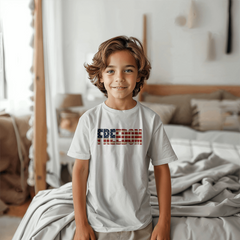 Youth Jersey Freedom Flag T-Shirt