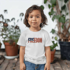 Toddler Jersey Freedom Flag T-Shirt