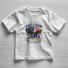 Toddler Jersey 250 Years of Freedom Shirt