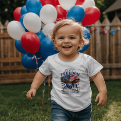 Toddler Jersey 250 Years of Freedom Shirt
