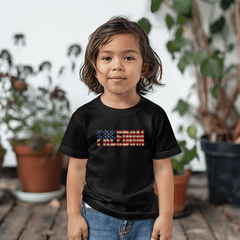 Toddler Jersey Freedom Flag T-Shirt