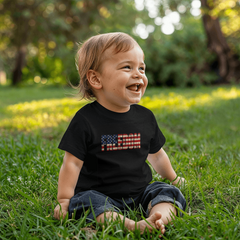Baby Jersey Freedom Flag T-Shirt